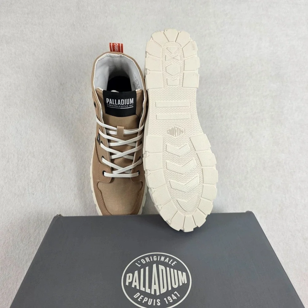 Palladium Pallatower Hi Women's Platform Boots Size 10‎ Nude Dust New in Box